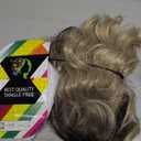 MISSQUEEN Short Blonde Wig with Bangs Synthetic Wavy Blonde Bob Wig Curly Heat Resistant Ombre Blonde Hair Wig for Women Daily Party Halloween Use