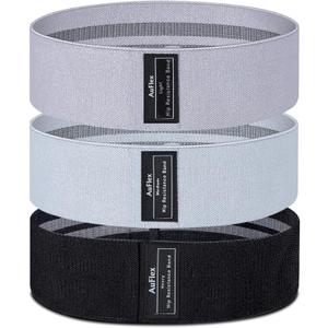 Resistance Bands for Legs and Butt, Fabric Exercise Loop Bands Yoga, Pilates, Rehab, Fitness and Home Workout, Strength Bands for Body