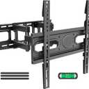 MOUNTUP TV Wall Mount for Most 26-65 Inch Flat/Curved TVs, Full Motion TV Mount Fit 16" Wood Stud, Wall Mount TVs Bracket with Dual Swivel Articulating Arm Max VESA 400x400mm up to 99 LBS