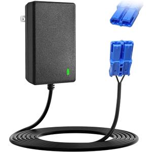 12V Battery Charger with Blue Plug for Kid Trax Ride-On Toys Compatible with Scout Pony Disney Cars Dodge Ram Mickey Minnie Rideamales Scout Pony Josie Unicorn