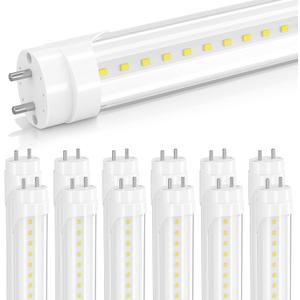 12-Pack T8 LED 3FT Type B Light Bulbs, 14W (30W Equivalent), 5000K, 1820LM for G13, 3 Foot LED Fluorescent Tube Replacement, Super Bright Lamp Beads, Dual-Ended, Remove Ballast, Clear Cover