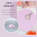 2 x Coldcool Breast Therapy Gel Pack for Hot & Cold Relief - Reusable Lactation Ice Packs for Breastfeeding Engorgement, Post-Surgery Recovery, Mastiti(Purple)