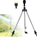 2023 New Rotating Tripod Sprinkler W/Tripod Rotation Water Spray, 360 Degree Automatic Rotating Sprinkler, Telescoping Tripod Automatic Rotating Sprinkler for Large Area Yard Garden Lawn (A Set)