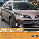 Headlights for 2011-2020 Toyota Sienna with LED DRL Strip
Clear Lens Black Housing Amber Reflector, LED Style Headlights, Left Driver & Right Passenger Sides Pair, Plug-and-Play