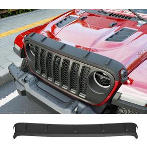 powoq Hood Deflector Compatible with 2020-2025 Jeep Gladiator JT Hood Protector Wrangler JL Shield TPE Deflector Replacement for 2020-2025 Jeep Gladiator JT Accessories