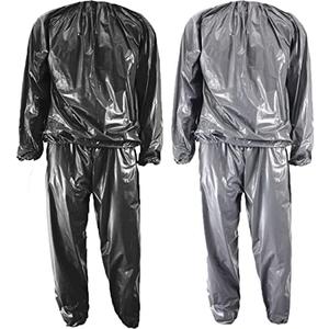 Heavy Duty Sauna Suit for Weight Loss Men Women Anti-Rip Sweat Suit Gym Fitness Exercise Workout, 4X-Large