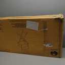 American Trails Extra-Wide Premium 30" Director's Chair Black Frame with Navy Canvas, Bar Height