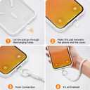 Stronger Magnetic & Shockproof for iPhone 17 Pro Max Case,Fit for MagSafe, with Screen Protector & Wrist Strap, Military-Grade Drop, Translucent Slim for iPhone 17 ProMax Case,Glacier White