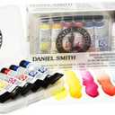 Daniel Smith Watercolor, 5ml Tubes, Essential Mixing Set with 6 Essential Watercolor Tubes, 1oz Watercolor Ground, Mixing Guide, Plastic Case (Total 9 Pieces) 285610117, 1 Count