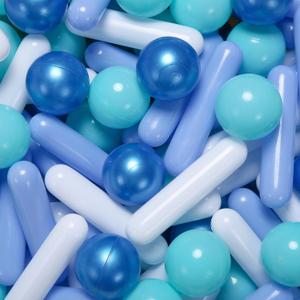 STARBOLO Ball Pit Balls for Kids -Pack of 120, Colorful Ball Pit Balls Crush Proof Plastic Toy Balls for Toddlers Ball Pit, Ball Pit Play Tent, Baby Pool Water Toys - Blue