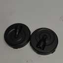 RAHAN 2Pack Battery Powered LED Spotlight Picture Light, Indoor Uplighting with Remote, Picture Frame Lights, Art Display Puck Lights for Dartboard Portrait Paintings Artwork (Black)