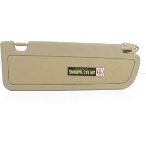ECCPP 83280-SNA-A01ZB Left Driver Side Sun Visor with Mirror Fit for Honda for Civic 2006 2007 2008 2009 2010 2011 without Sunroof (Beige)