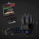 UtechSmart Venus Gaming Mouse RGB Wired, 16400 DPI High Precision Laser Programmable MMO Computer Gaming Mice [IGN's Recommendation]