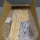 LAMU Stuffed Animal Storage, Wooden Zoo Stuffed Animal Holder with Elastic Cords, Space Save Toy Organizer, Extra Large Capacity Stuffed Animal Organizer for Playroom, Bedroom, Nursery