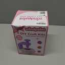 windpaint Fabric Flower Bouquets Toys, Christmas Gifts DIY Craft Kits Toys for Kids, Arts & Crafts for Girls 3 4 5 6 7 8 9 10 Years Old Toddler, Educational Learning Preschool Birthday Gifts(Purple)