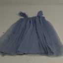 BGFKS Layered Tulle Tutu Dress for Toddler Girls,Baby Girl Rainbow Tutu Princess Skirt Set with Flower Headband. (5-6 Years, Dusty Blue)