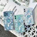 Sea Turtle Magnetic Case for iPhone 15 Pro Max with MagSafe Wireless Charging Clear Cute Sea Star Painting Girls Woman Soft Slim TPU Anti-Scratch Shockproof Protective Case