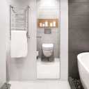 2 x Wall Mirror Full Length, Cheap Acrylic shatterproof Gym Mirrors for Home Gym, 12"X12", 4 Pcs, Workout glassless Mylar Mirrors for Bedroom, Over Door Kids Mirror