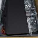 Furologee Nightstand with Fabric Drawer & Storage Shelf, Small Side Table for Small Space, 2 Tiers Industrial End Table for Living Room, Bedroom, Black Oak (1)