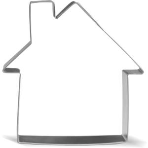 4.5 inch House Cookie Cutter - Stainless Steel