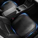 2 Pcs Nappa Leather Front Seat Covers for Tesla Model Accessories
