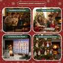 Wooden Gnome Ornaments  24 Gnomes Wooden Hanging Ornaments with Positive Quotes, Funny Gnome Ornament, Gnome Decor for Xmas Tree, Christmas Gift for Grandkids, Kids, Women, Friends, Teens