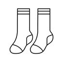 Dodogogo White Socks 1Pair