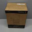 2 Pack 2.7 Gal Bathroom Trash Can with Lid, Automatic Trash Can Small Smart Garbage Can Touchless, Slim Motion Sensor Waterproof Plastic Trash Bins for Bedroom Office Kitchen Toilet (White)