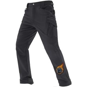 TACVASEN Men's Winter Work Pants Fleece Lined Tactical Snow Ski Pant Waterproof Insulated Cargo Hiking Trousers 9 Pocket, Size 34 TACVASEN Men's Winter Work Pants Fleece Lined Tactical Snow Ski Pant Waterproof Insulated Cargo Hiking Trousers 9 Pocket, Size 34