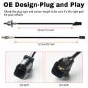2 PCS Oxygen Sensor Upstream Downstream O2 Sensor Compatible with 2.0L 2.4L 2009-2015 Hyundai Santa Fe Tucson Sonata, Kia Forte Forte5 Optima Rondo Sorento Replace 234-5029 234-4238