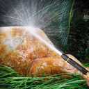 2023 NEW Upgrade Car Washing Water Gun Garden Hose Nozzle Sprayer, Metal High Pressure Leak-proof Water Hose Nozzle with 3 Adjustable Spray Patterns for Garden Watering And Car Pet Washing