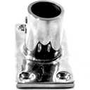 30/45/60/90 Heavy Dudy 316 Stainless Steel Boat Yacht Tube Stanchion Base Column Accessories Rectangular Base Hand Rail Fitting-1Pack (Diameter:22mm)