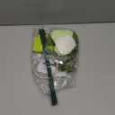 Sage Green White Crepe Paper Poppy Flower DIY Making Kit for Home Table Decor Gift Craft 24 pcs