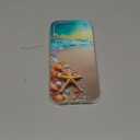 Phone Case for iPhone 17 Pro, Beach Starfish Seashell Conch Designed for Shockproof Soft TPU Clear Case (image-11)