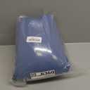 Knee Pillow for Back Sleeping - Half Moon Bolster Pillow for Legs - Cooling Under Knee Pillow for Sleeping on Back, Leg Support, Foot Elevation (Misty Blue)