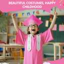 Kindergarten graduation cap and gown with 2026 Tassel, Certificate for Toddler Children, Small
