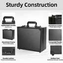 120+ 3 Row Graded Card Storage Box - Holds PSA BGS FGS & SGC Slabs & Top Loaders | for Baseball, MTG, Sports Cards (Matte Black)