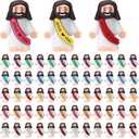AKFAHOIF 60PCS Little Jesus Figures, Mini Jesus Figurines in Bulk, Multicolor Tiny Jesus Figures, Miniature Figurines to Hide and Seek Religious Gifts for Easter Egg Stuffers