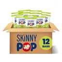 SkinnyPop Popcorn, Gluten Free, Dairy Free, Non-GMO, Skinny Pop Original Popcorn, 1oz Individual Size Snack Bags (12 Count), BBD 01/21/2026
