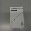2Pack Tension Curtain Rod for Windows 29 to 64 inch, Never Rust adjustable curtain rod Black tension curtain rods no drilling, 7/8 Inch spring tension curtain rod for Doorway Closet Door