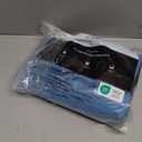 Wrap Around Dust Ruffle Bed Skirt - Denim Blue - for Queen Size Beds with 15 Inch Drop - Elastic Strap - Adjustable Pleated Bedskirt with Brushed Fabric and Wrinkle Free - For Women, Men, Kids & Teens