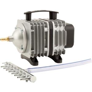 EcoPlus ECOair 5 Commercial Grade Air Pump 1300 GPH - 80 Watt Single Outlet with 8 Valve Manifold
