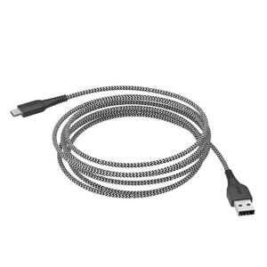 onn USB-C to USB-A 6ft Braided Charging Cable, USB-IF Certified, Compatible with iPhone 17/16/15 Series, Samsung Galaxy, Note, Pixel Devices iPad Pro, Black 