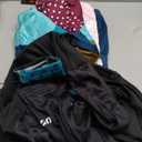 UGLY FROG Winter Cycling Jersey Sets Women Long Sleeve,Bicycle Biking Bike Shirts with Pockets+Long Bib Tight (Large, Wzrt 04)