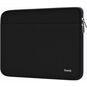 Laptop Case Sleeve 15.6 inch, Shockproof Protective Notebook Case with Accessory Pocket, Briefcase Carrying Laptop Cover for 15.6" HP, ASUS, Dell, Lenovo, Acer, Black