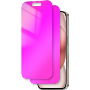 2 Pack Privacy Screen Protector for iPhone 14 Pro Max Tempered Glass 6.7inch Private Saver Anti-Spy Anti-Blue Light Eye Protection Anti-Scratch Full Coverage