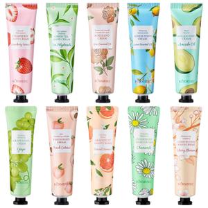10 Pack Hand Cream for Dry Cracked Hands, Travel Size Moisturizing Mini Hand Lotion Gifts for Women with Natural Fragrance - Christmas Gifts,Thanksgiving Gifts,Teacher Appreciation Gifts,Party Favors