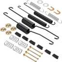 Rear Drum Brake Shoe Hardware Kit Fit for Chevy Silverado 1500 2008-2013 GMC Sierra 1500 2008-2015, 18K2089 H7365 1406-291243