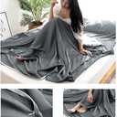 MongByYa 
Sleeping Bag Liner Lightweight Compact Sleeping Bag Sack Portable Clean Travel Sheet Camping Sleep Sheet for Backpacking Hotel Hiking
Silver Gray