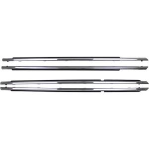 ApplianPar Front and Rear Driver and Passenger Outside Door Window Belt Weatherstrip Molding for Toyota Camry 2002-2006